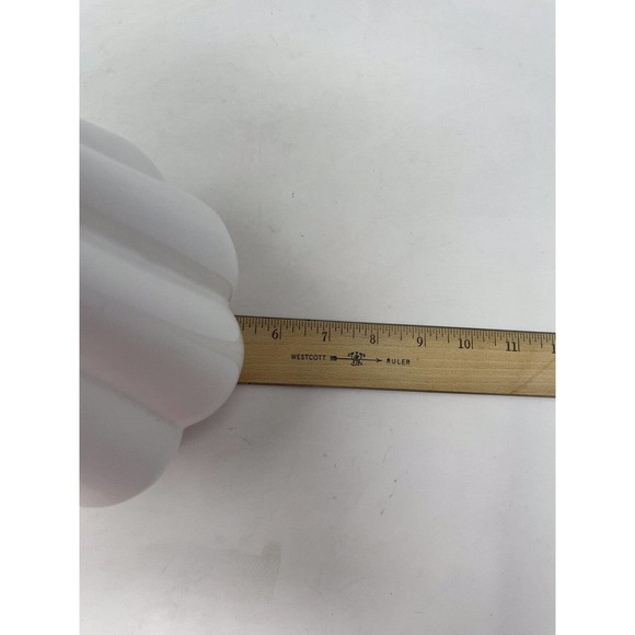 Michael’s Home Accent Container Vase White Ribbed 13.25” H Home Decor - Picture 9 of 9